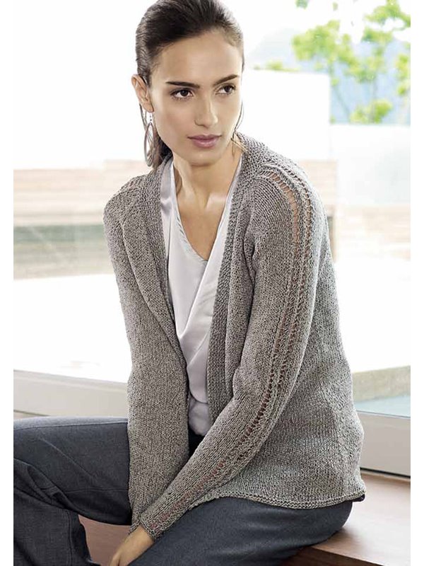 Lana Grossa RAGLANJACKE Divino uni