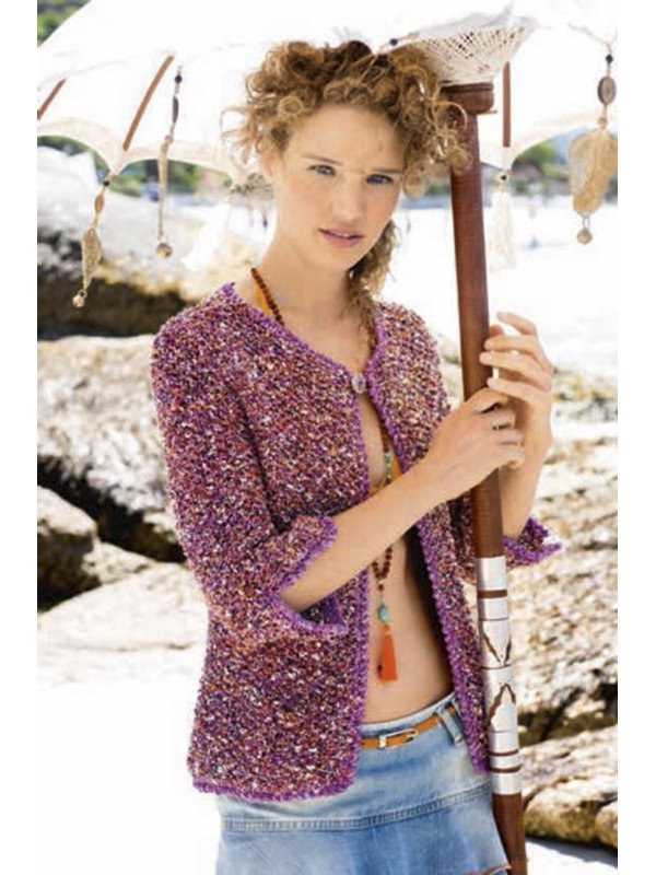 Lana Grossa PERLMUSTERJACKE Concerto/Argentina