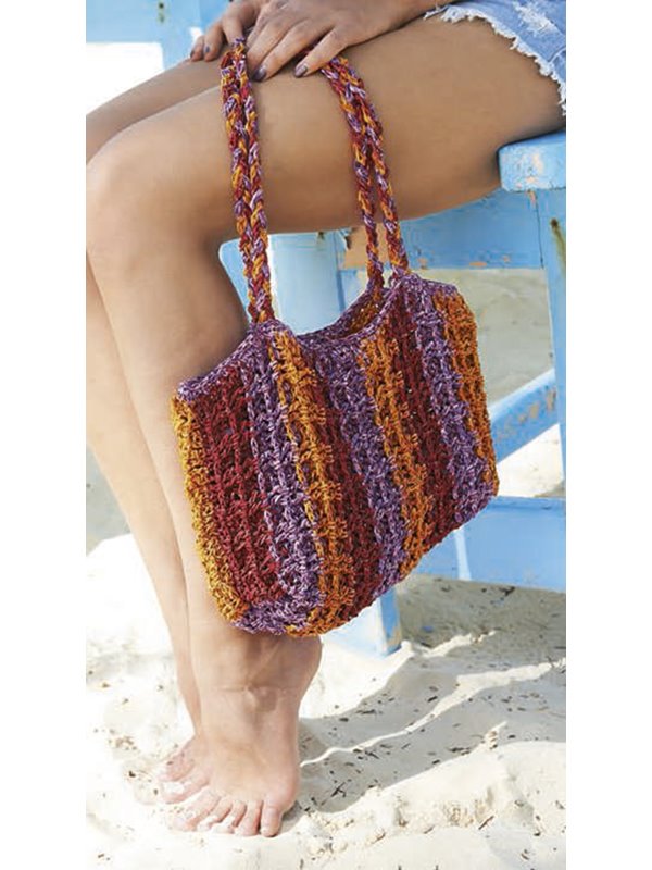 Lana Grossa HÄKELTASCHE IM RELIEFMUSTER Argentina