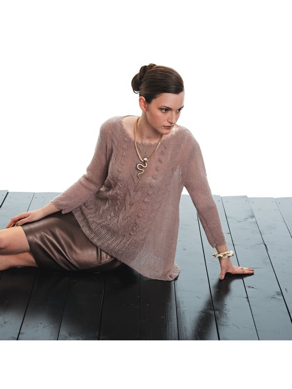 Lana Grossa PULLI IN A-LINIE Lace Pearls