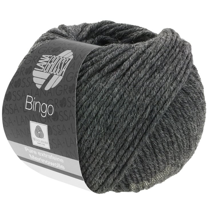 Lana Grossa BINGO Uni/Melange | 004-Anthrazit meliert
