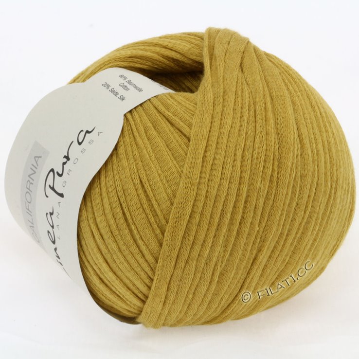 Lana Grossa CALIFORNIA Uni/Print (Linea Pura) | 001-Gelb