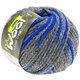 Lana Grossa CHAIN (McWool) | 009-Grau meliert/Leuchtendblau