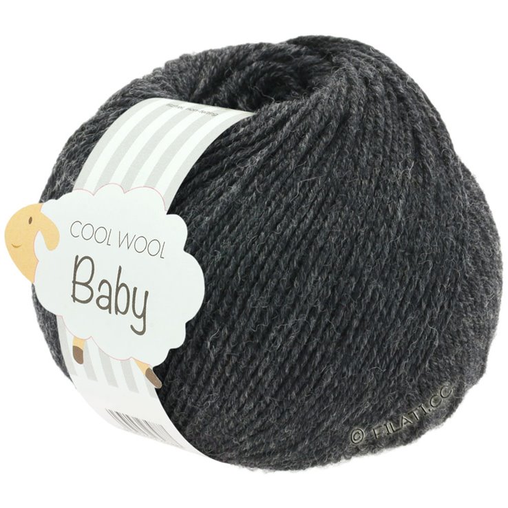Lana Grossa COOL WOOL Baby 25g | 205-Anthrazit