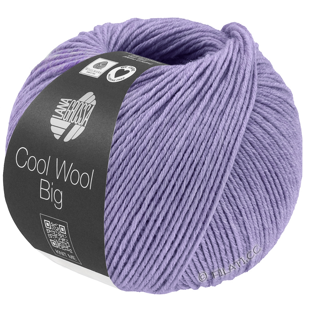 Lana Grossa COOL WOOL Big Mélange (We Care) | 1698-Lila meliert