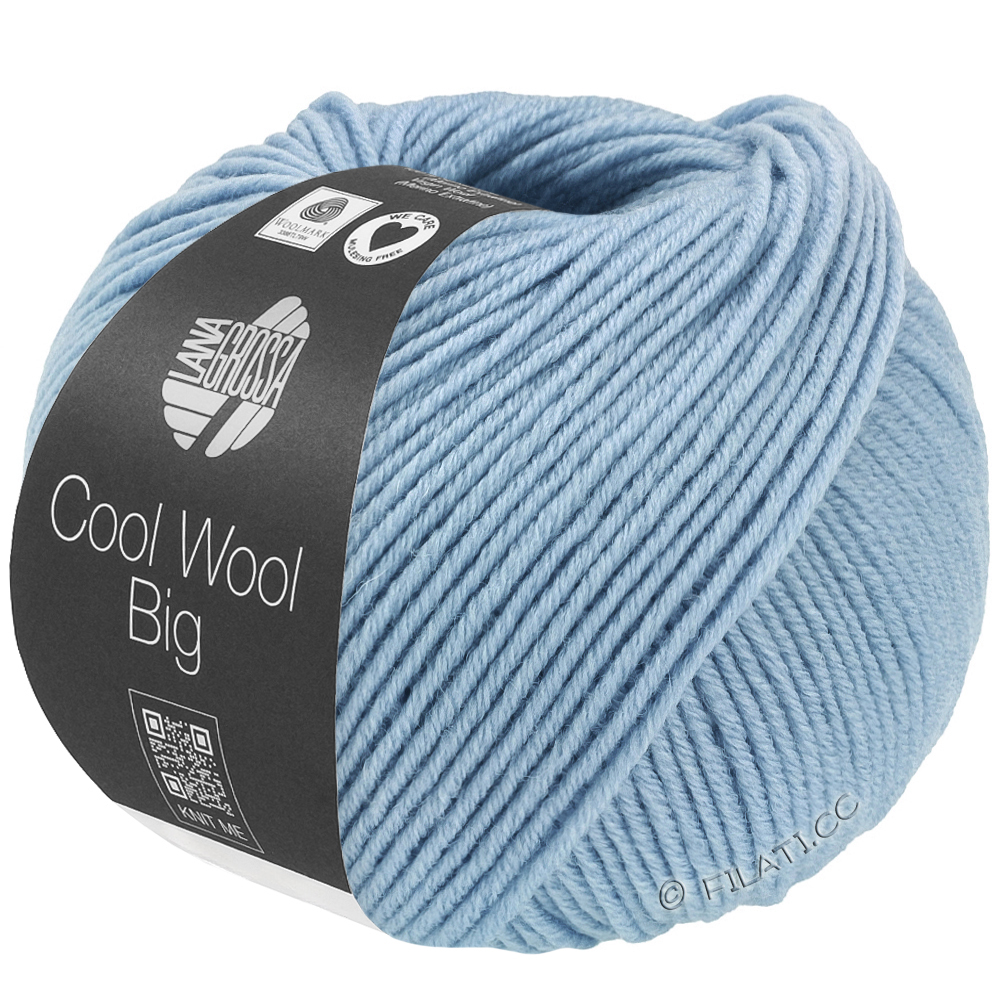 Lana Grossa COOL WOOL Big Mélange (We Care) | 1702-Hellblau meliert