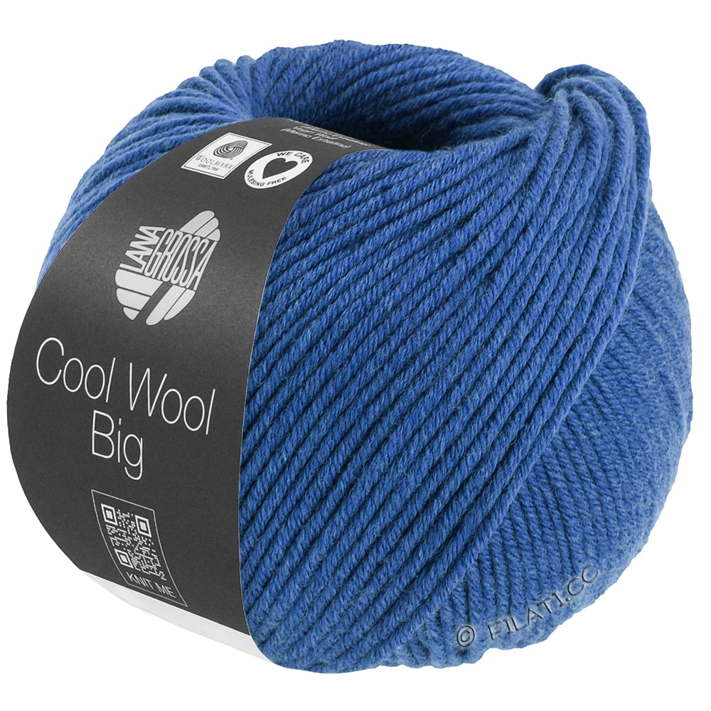 Lana Grossa COOL WOOL Big Mélange (We Care) | 1703-Blau meliert