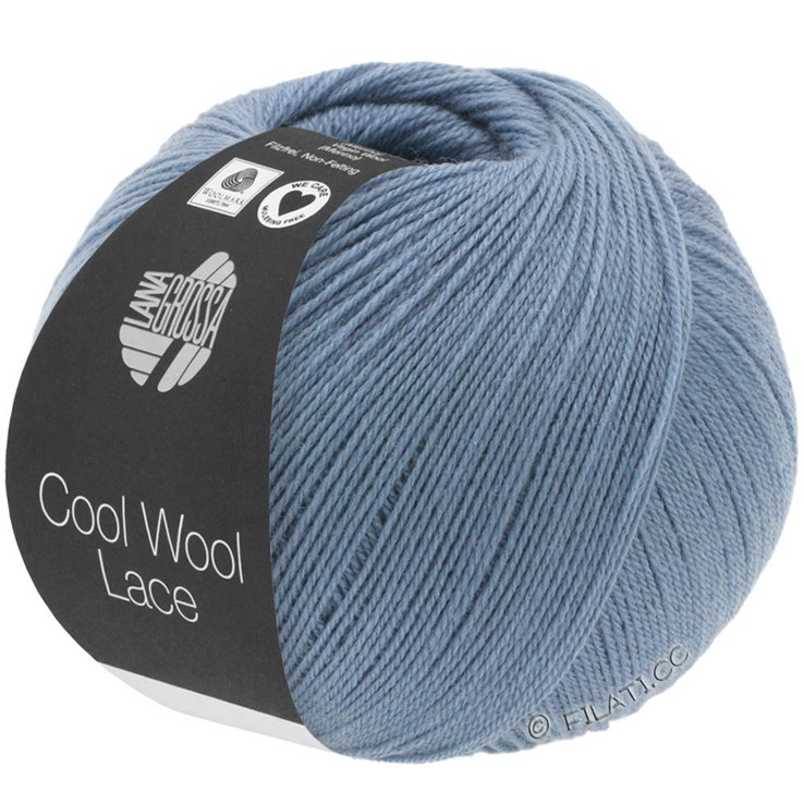 Lana Grossa COOL WOOL Lace | 02-Taubenblau