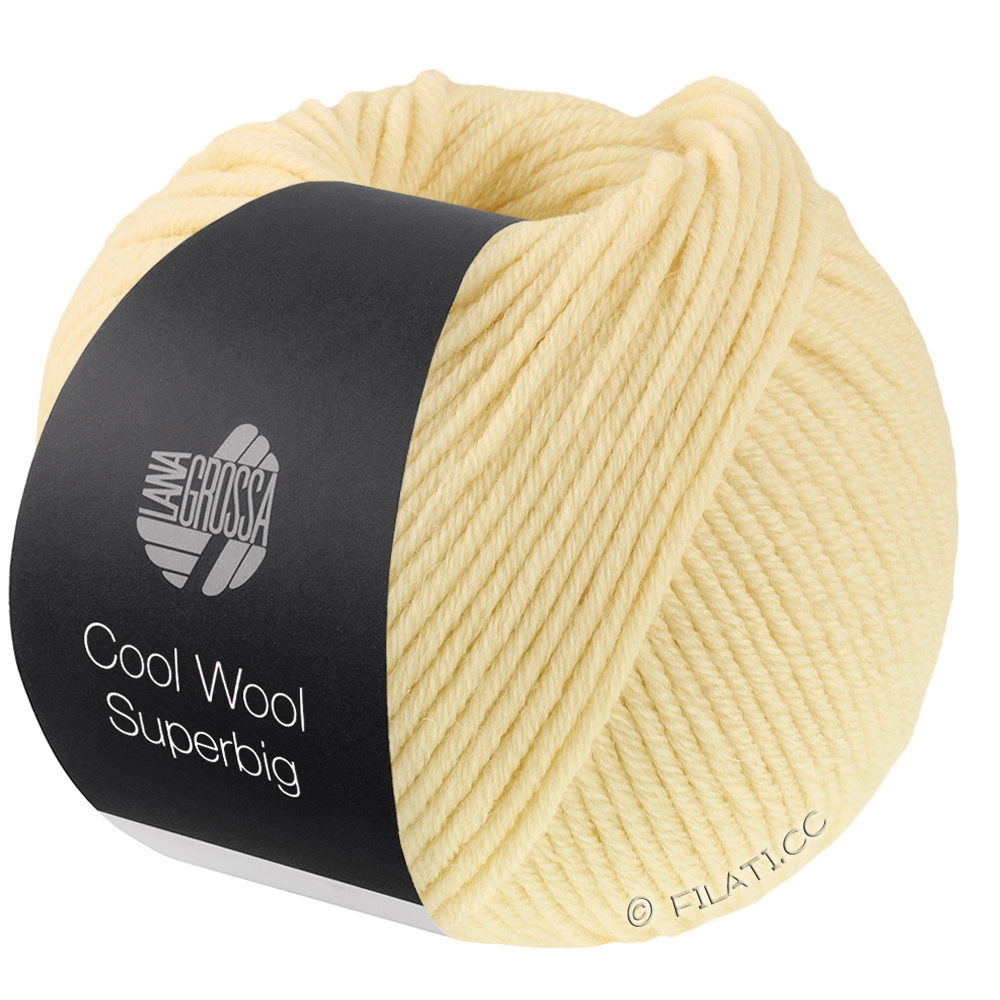 Lana Grossa COOL WOOL Superbig | 49-Blassgelb