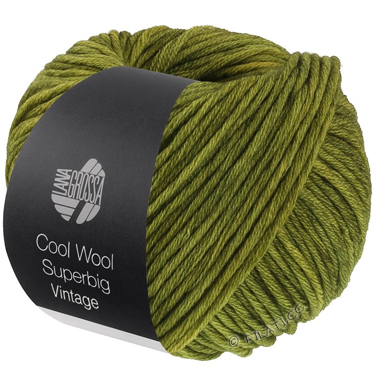Lana Grossa COOL WOOL Superbig Vintage | 7261-Oliv