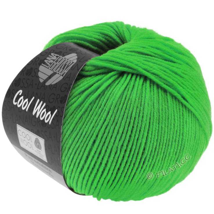Lana Grossa COOL WOOL (Auslauffarben) | 0053-Knallgrün