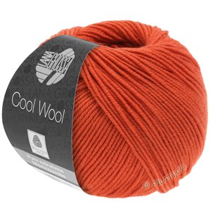 Lana Grossa COOL WOOL   Uni/Melange/Neon | 2066-Orangerot
