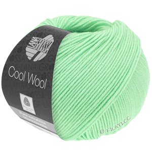 Lana Grossa COOL WOOL   Uni/Melange/Neon | 2087-Weißgrün