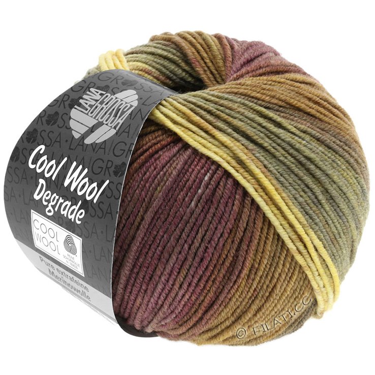 Lana Grossa COOL WOOL Degradé | 6001-Beige/Vanille/Sand/Taupe/Marone