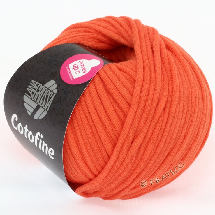 Lana Grossa COTOFINE | 02-Orangerot