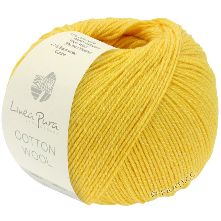 Lana Grossa COTTON WOOL (Linea Pura) | 13-Gelb