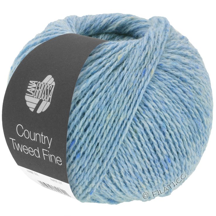 Lana Grossa COUNTRY TWEED Fine | 113-Blau meliert