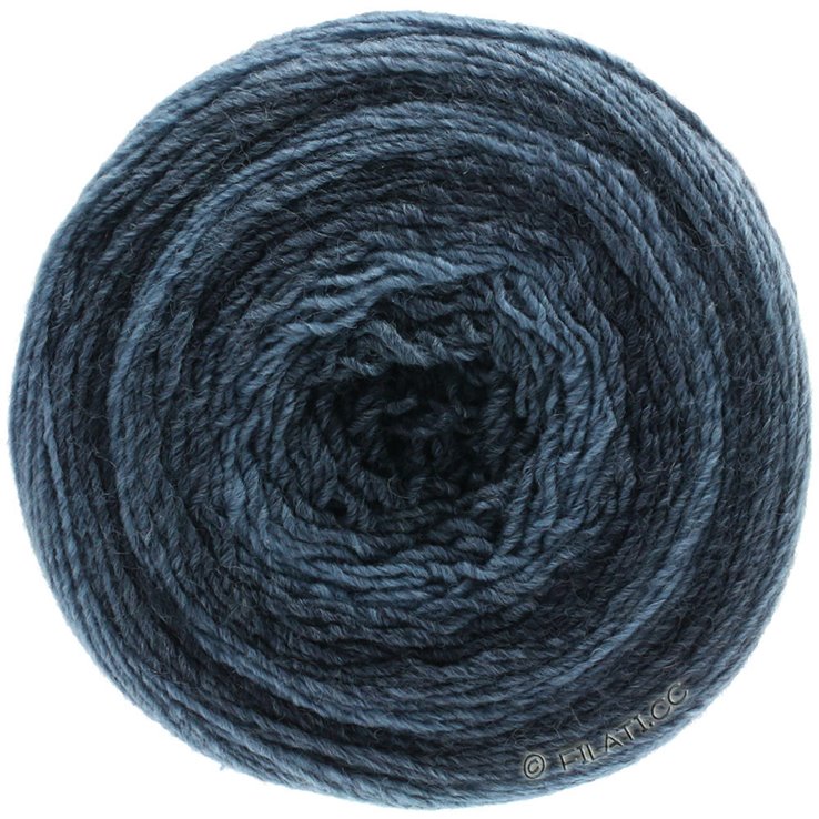 Lana Grossa GOMITOLO 200 Dégradé | 301-Jeans/Dunkelblau