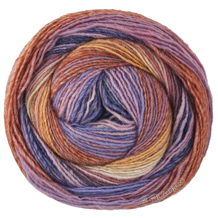 Lana Grossa GOMITOLO MODO | 621-Mauve/Flieder/Blau/Dunkelblau/Rosenholz/Beige/Ocker/Nougat/Braun/Blaugrau/Hellgrau/Dunkelgrau