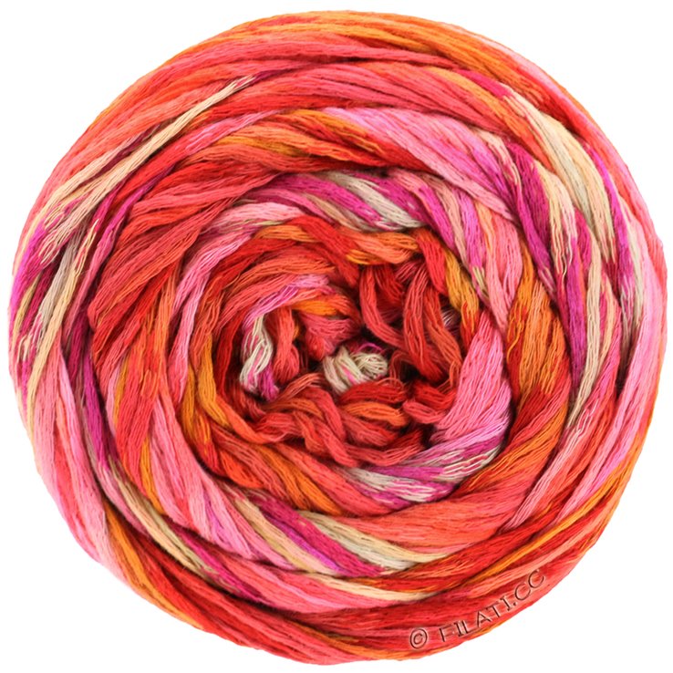Lana Grossa GOMITOLO SELEZIONE 3 | 3001-Rot/Pink/Rosa/Ocker/Cognac/Hellgrau