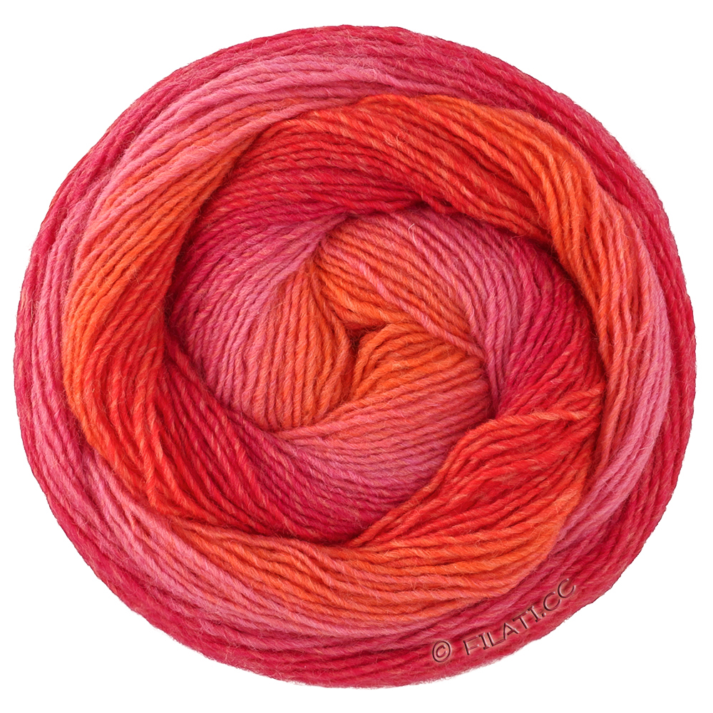 Lana Grossa GOMITOLO VERSIONE | 463-Fuchsia/Pink/Tomate/Rot