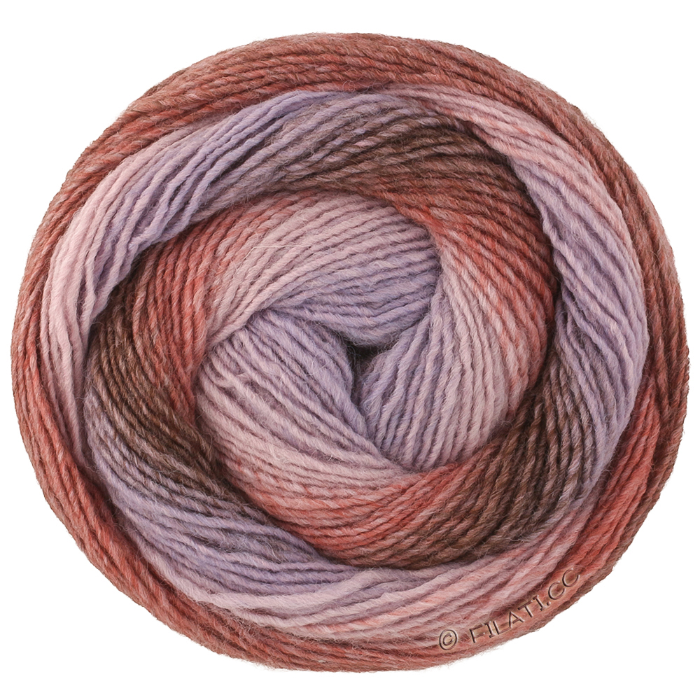 Lana Grossa GOMITOLO VERSIONE | 465-Graubraun/Rosenholz/Mauve/Flieder