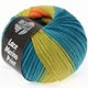 Lana Grossa LACE Merino Print | 121-Orange/Senf/Petrol