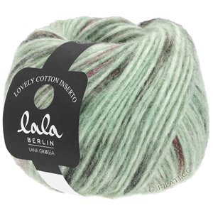 Lana Grossa LOVELY COTTON Inserto (lala BERLIN) | 111-Pastellgrün/Grau