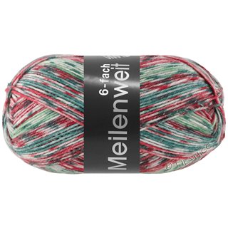 Lana Grossa MEILENWEIT 6-FACH 150g Merino Christmas Lurex
