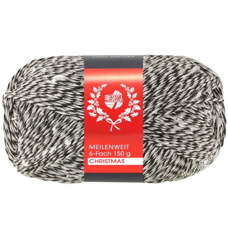 Lana Grossa MEILENWEIT 6-FACH 150g Christmas Snow Flake | 0325-