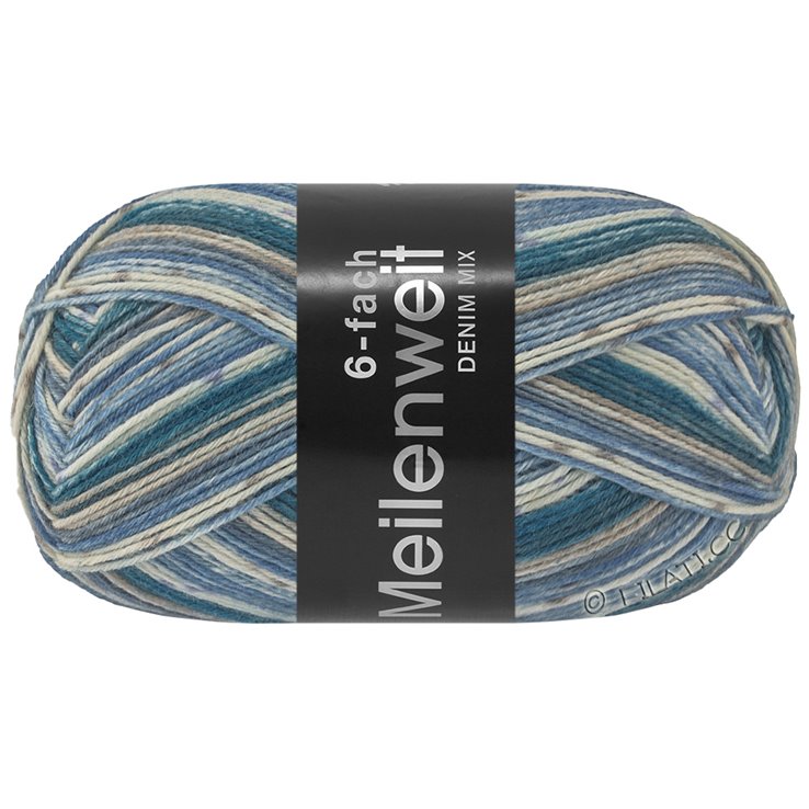 Lana Grossa MEILENWEIT 6-FACH 150g DENIM MIX | 9693-