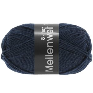 Lana Grossa MEILENWEIT 8-FACH 100g Uni | 9556-Nachtblau