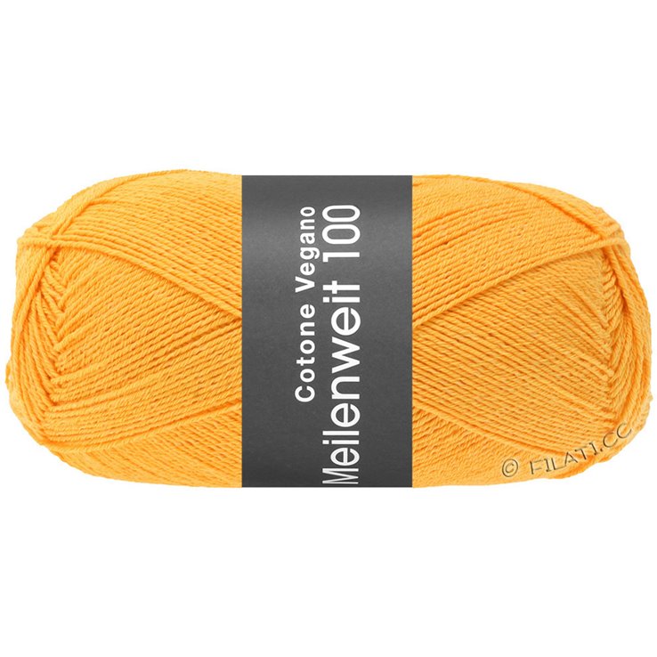 Lana Grossa MEILENWEIT 100g Cotone Vegano | 20-Gelb