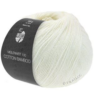 Lana Grossa MEILENWEIT 100g Cotton Bamboo | 09-Weiß