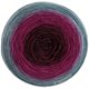 Lana Grossa MERINO LACE AQUARELL | 08-Blaugrau/Weinrot/Burgund