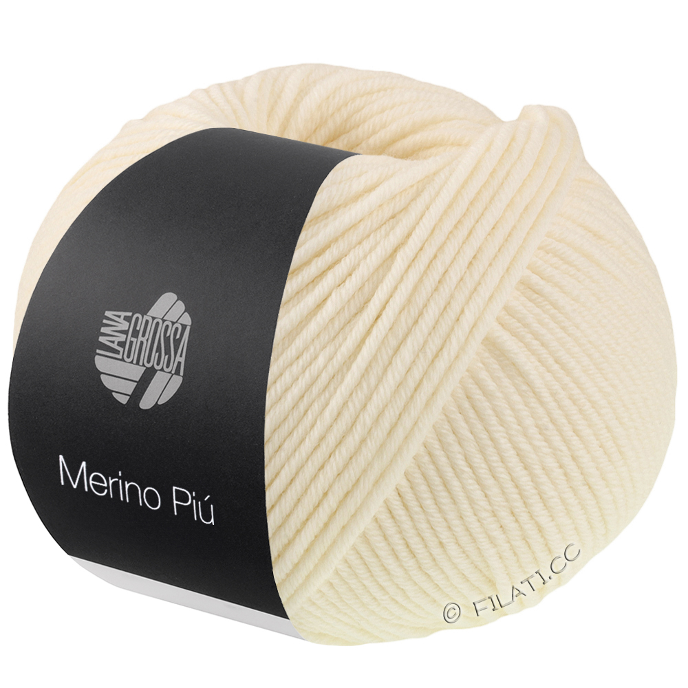 Lana Grossa MERINO PIÙ | 23-Creme