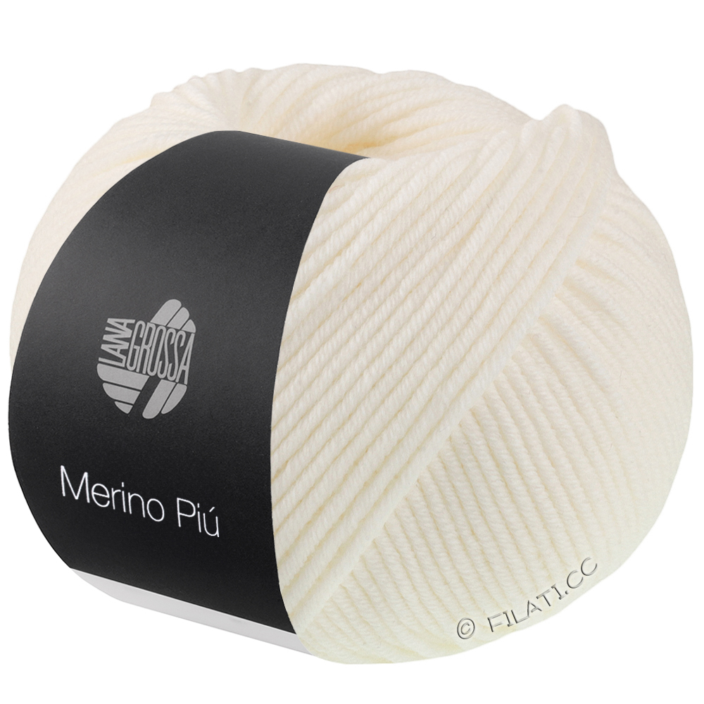 Lana Grossa MERINO PIÙ | 24-Weiß