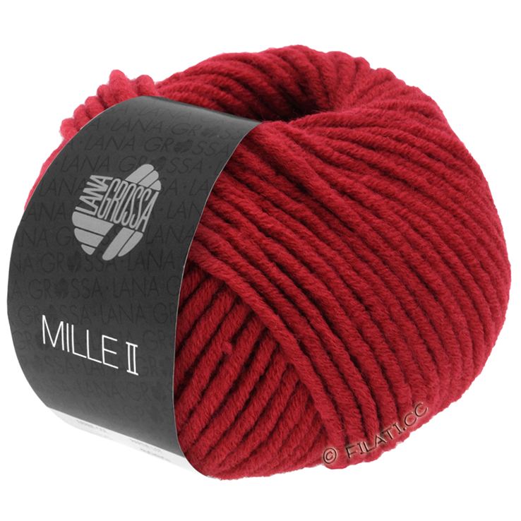 Lana Grossa MILLE II | 009-Weinrot