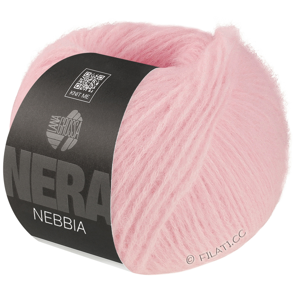 Lana Grossa NEBBIA (Nera) | 17-Rosa