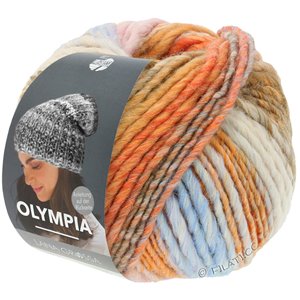 Lana Grossa OLYMPIA Classic | 106-Orange/Graubraun/Jeans/Lachs/Altrosa/Hellgrau/Dunkelgrau/Hellbeige/Camel