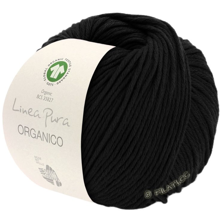 Lana Grossa ORGANICO (Linea Pura) | 014-Schwarz