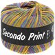 Lana Grossa SECONDO Print II | 518-Apricot/Goldgelb/Türkisblau/Violett