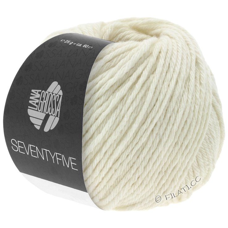 Lana Grossa SEVENTYFIVE | 01-Rohweiß