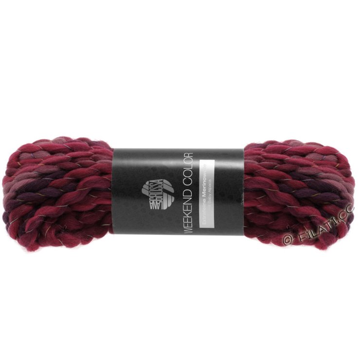 Lana Grossa WEEKEND Color | 204-Beere/Bordeaux/Rotviolett/Aubergine