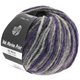 Lana Grossa YAK MERINO | 102-Blauviolett/Dunkelgrau meliert