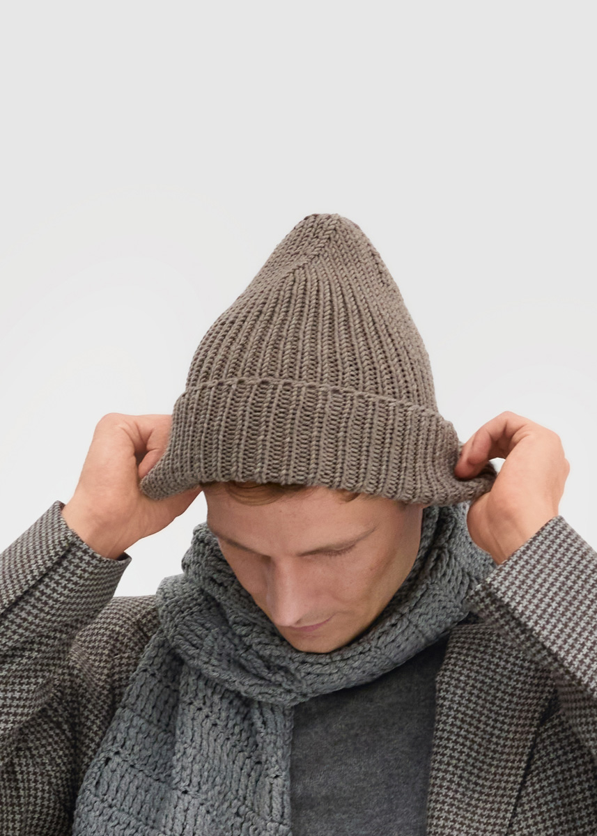 MÜTZE Cool Wool Superbig Mélange von Lana Grossa