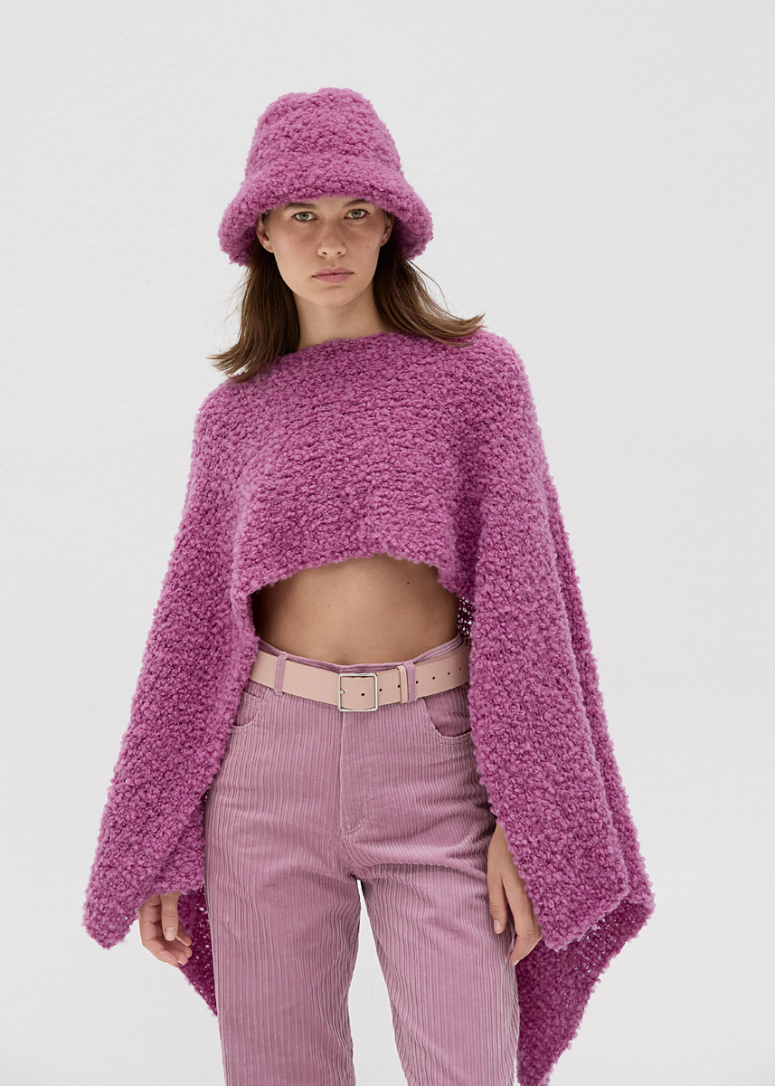 PONCHO Orsetto von Lana Grossa