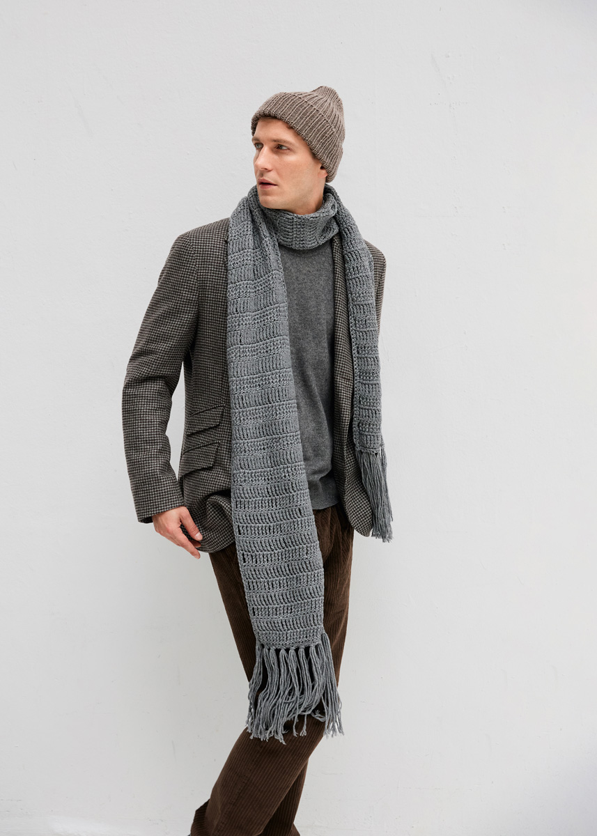 SCHAL Cool Wool Superbig Mélange von Lana Grossa