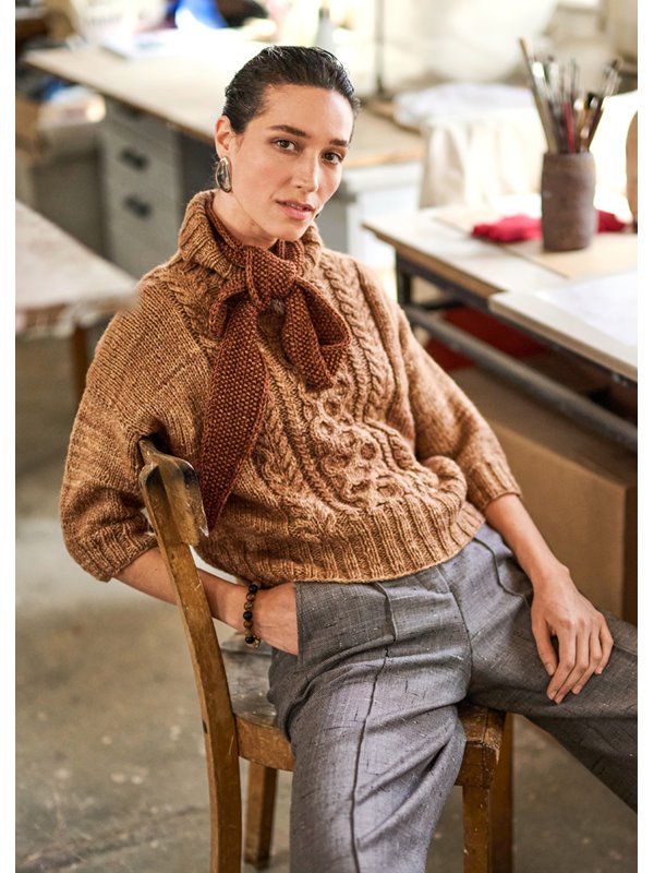 Lana Grossa PULLI MIT IRISCHEM MUSTER Brigitte No. 2 Vintage