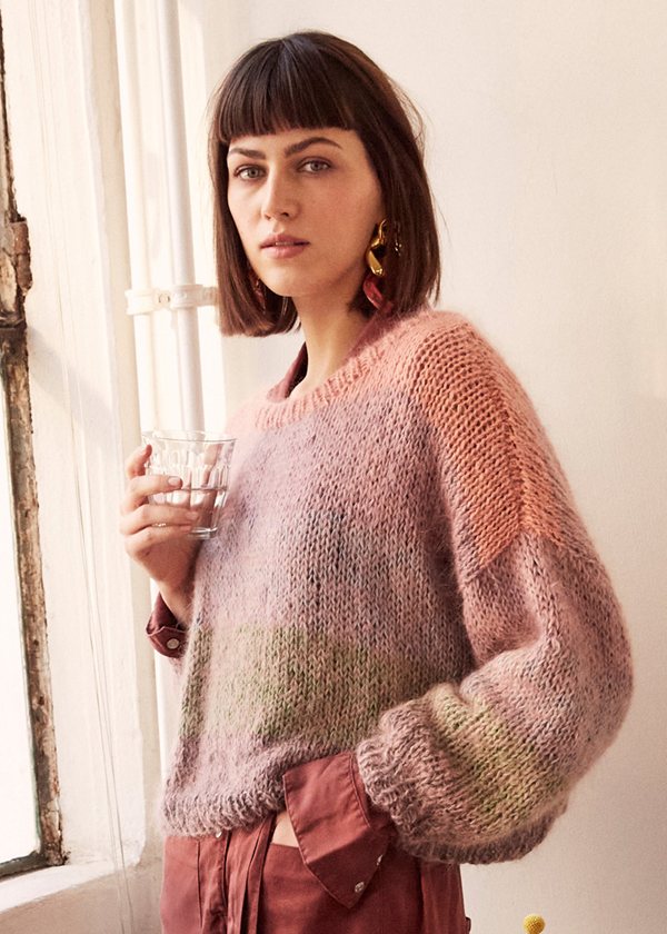 PULLOVER MIT FARBVERLAUF Brigitte No 3 4 Von Lana Grossa Brigitte PULLOVER MIT FARBVERLAUF Brigitte No 3 4 Von Lana Grossa Brigitte